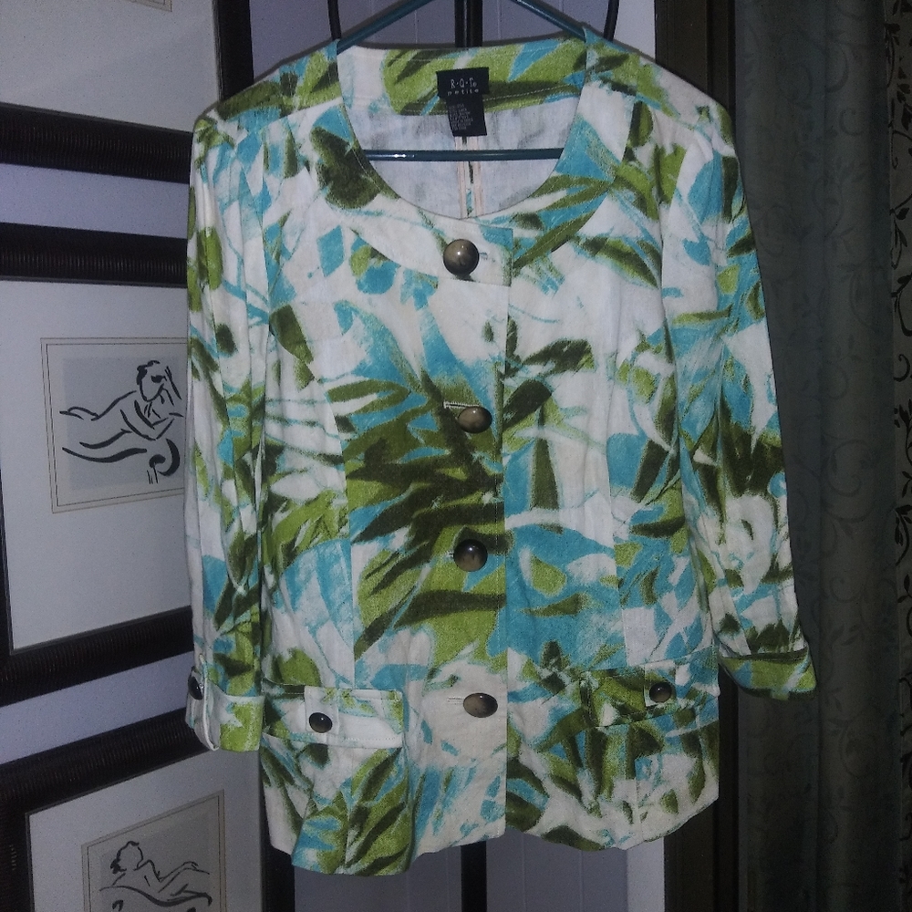 R.Q.T petite blazer size M
